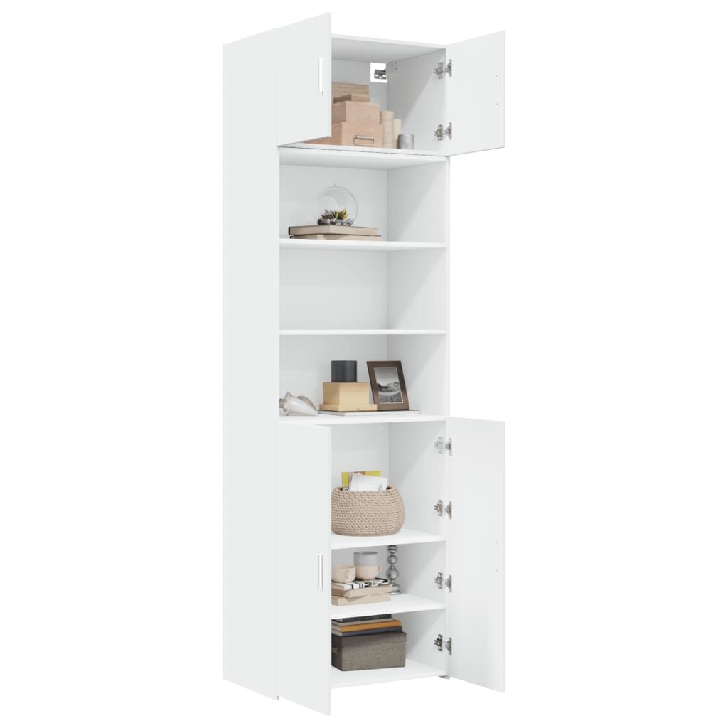 Skap Hvit 70x42,5x225 cm