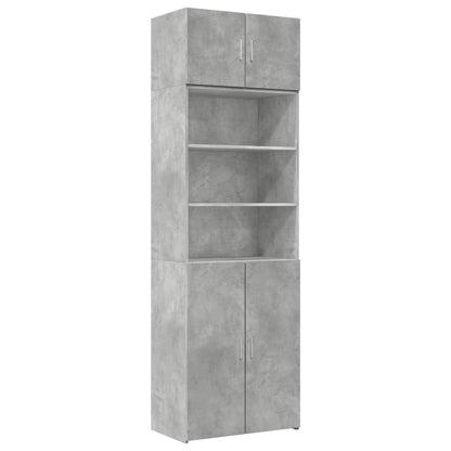 Skap Betonggrå 70x42,5x225 cm