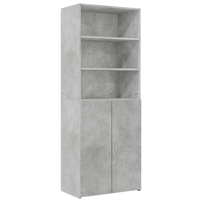 Skap Betonggrå 70x42,5x225 cm