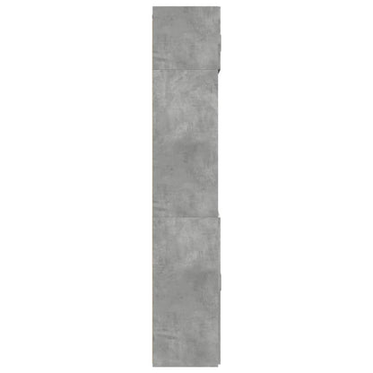 Skap Betonggrå 70x42,5x225 cm