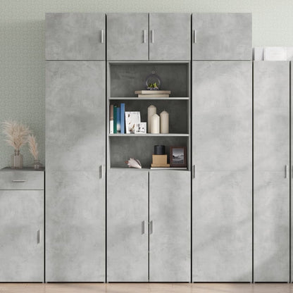 Skap Betonggrå 70x42,5x225 cm