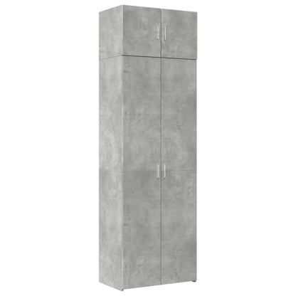 Skap Betonggrå 70x42,5x225 cm
