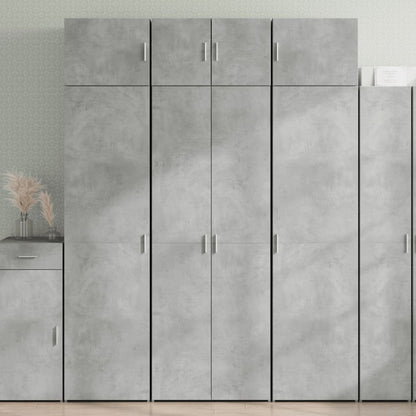 Skap Betonggrå 70x42,5x225 cm