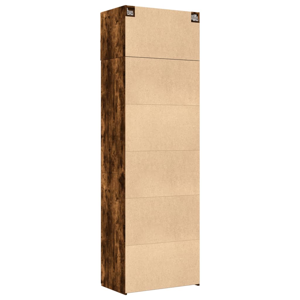 Skap Røkt Eik 70x42,5x225 cm
