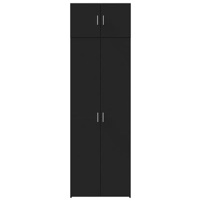Skap Svart 70x42,5x225 cm