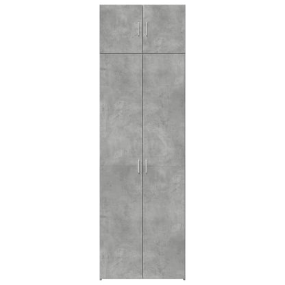 Skap Betonggrå 70x42,5x225 cm