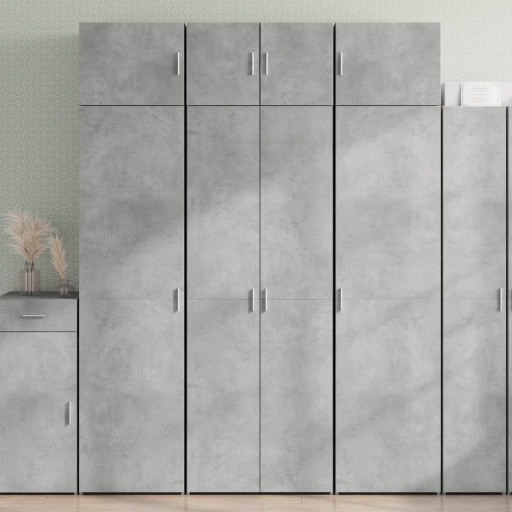 Skap Betonggrå 70x42,5x225 cm