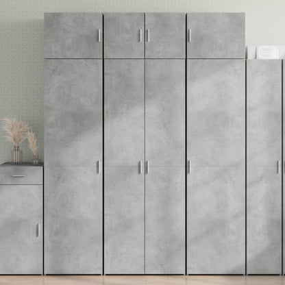 Skap Betonggrå 70x42,5x225 cm