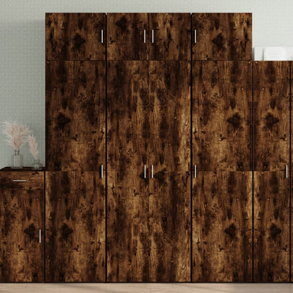 Skap Røkt Eik 70x42,5x225 cm