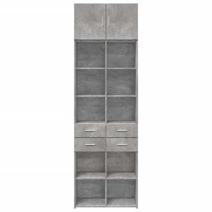 Skap Betonggrå 70x42,5x225 cm