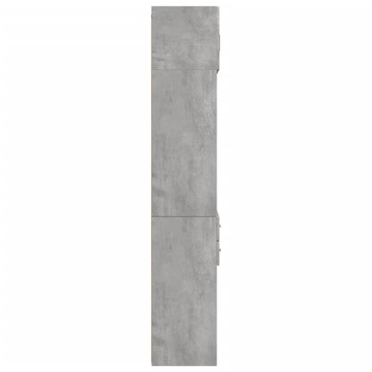 Skap Betonggrå 70x42,5x225 cm