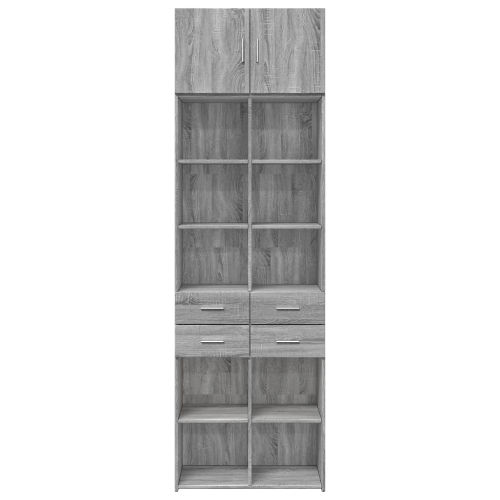 Skap Sonoma Grå 70x42,5x225 cm