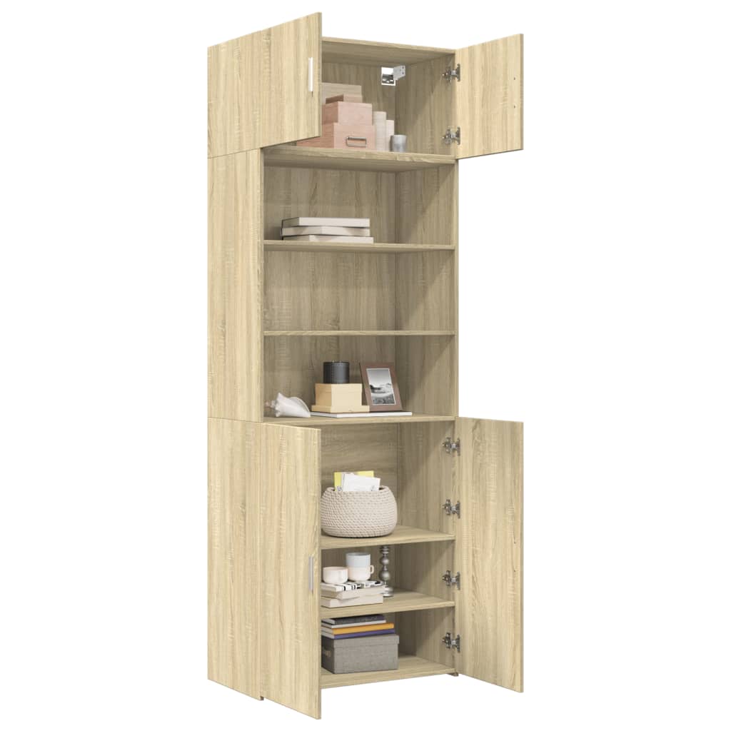 Skap Sonoma Eik 80x42,5x225 cm