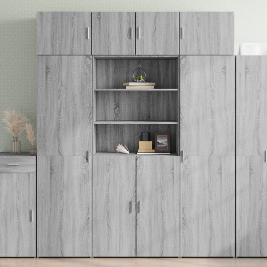 Skap Sonoma Grå 80x42,5x225 cm