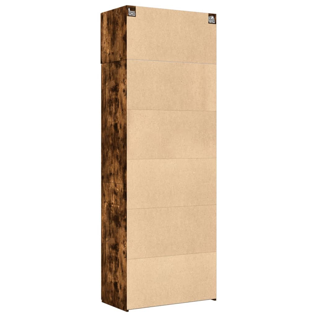 Skap Røkt Eik 80x42,5x225 cm