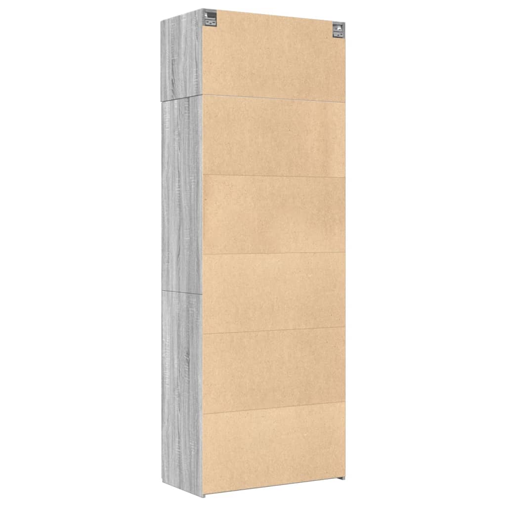 Skap Sonoma Grå 80x42,5x225 cm