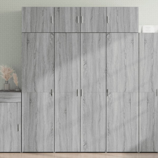 Skap Sonoma Grå 80x42,5x225 cm