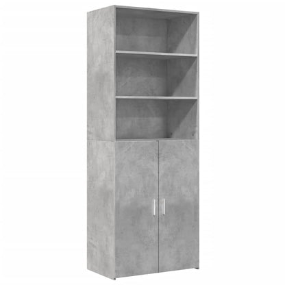Skap Betonggrå 70x42,5x185 cm
