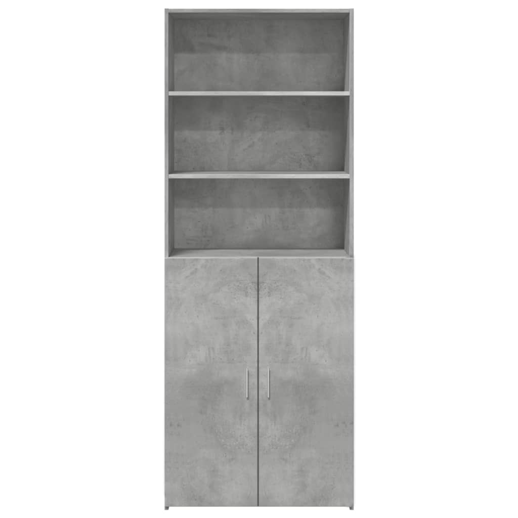 Skap Betonggrå 70x42,5x185 cm