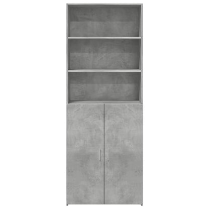 Skap Betonggrå 70x42,5x185 cm