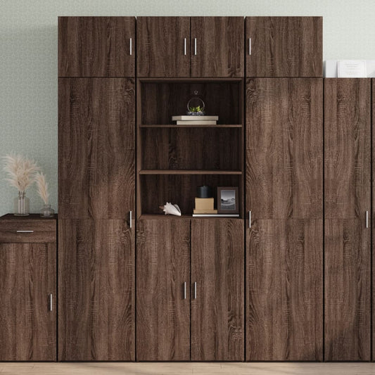 Skap Brun Eik 70x42,5x185 cm