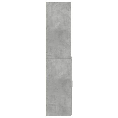 Skap Betonggrå 80x42,5x185 cm