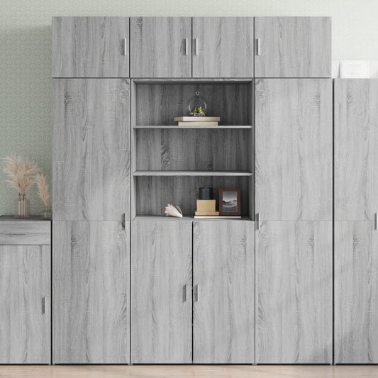 Skap Sonoma Grå 80x42,5x185 cm