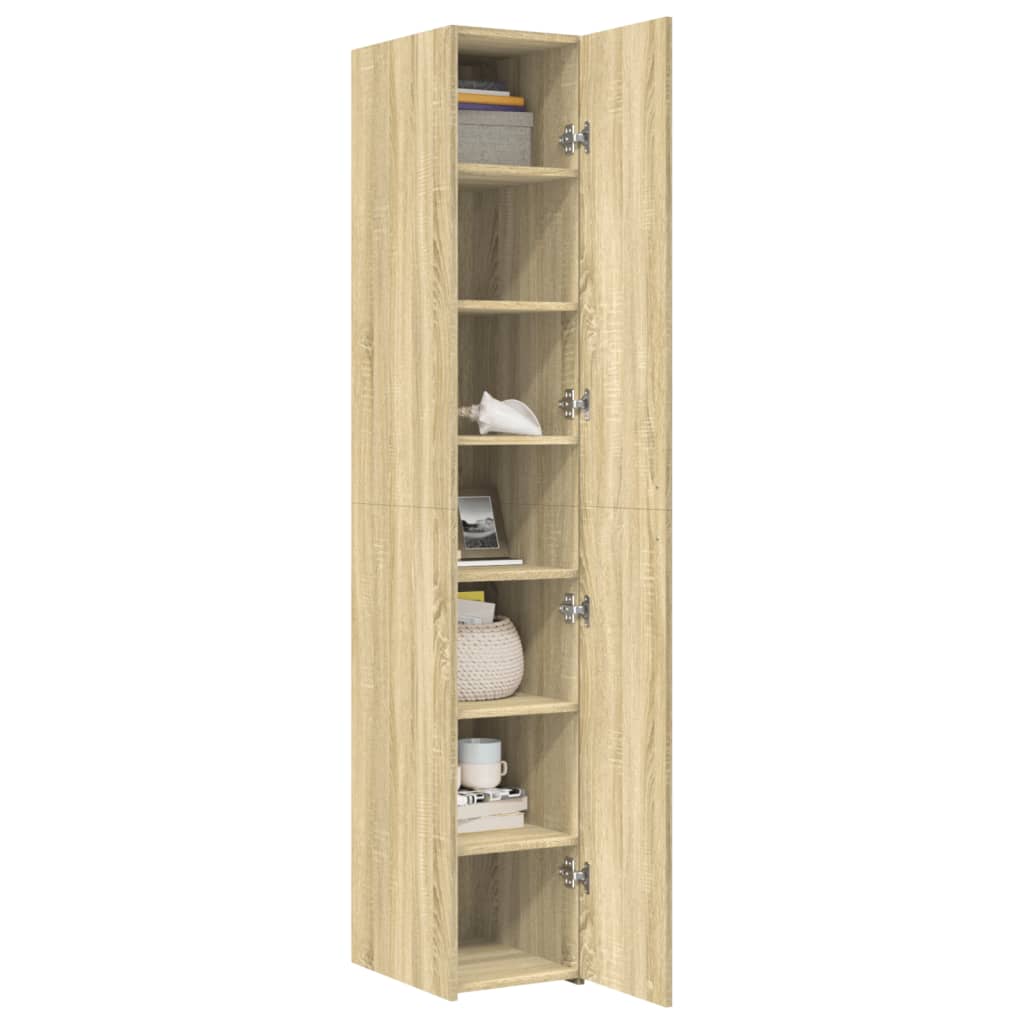 Bokhylle Sonoma Eik 30x42,5x185 cm