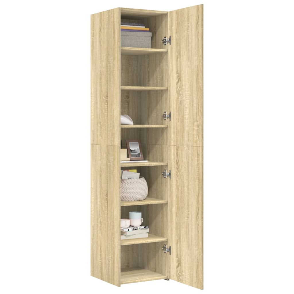 Bokhylle Sonoma Eik 40x42,5x185 cm