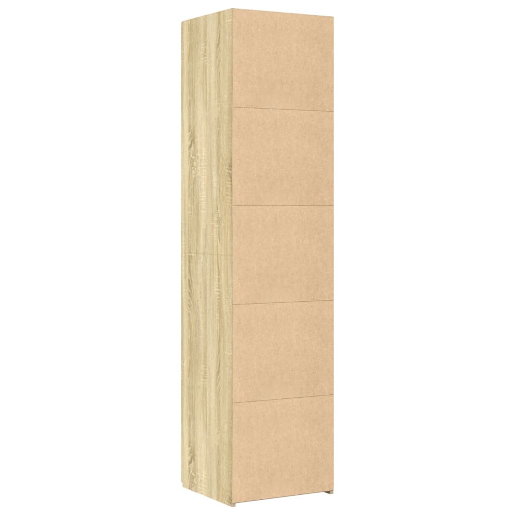 Bokhylle Sonoma Eik 45x42,5x185 cm