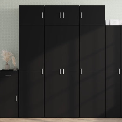 Skap Svart 70x42,5x185 cm