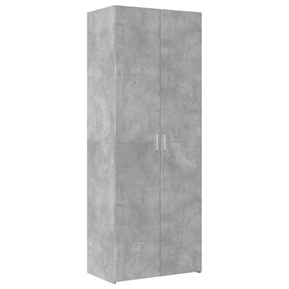 Skap Betonggrå 70x42,5x185 cm