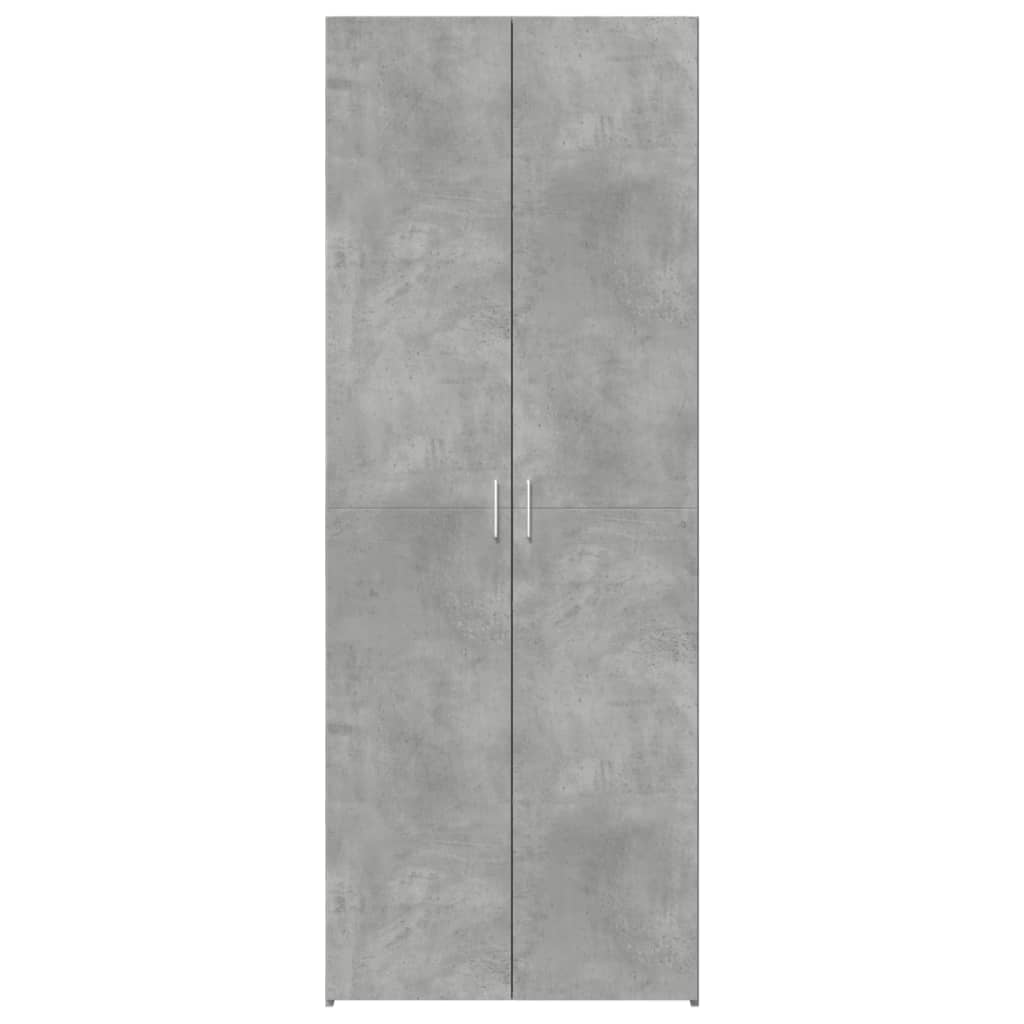Skap Betonggrå 70x42,5x185 cm