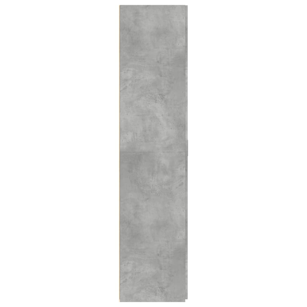 Skap Betonggrå 70x42,5x185 cm