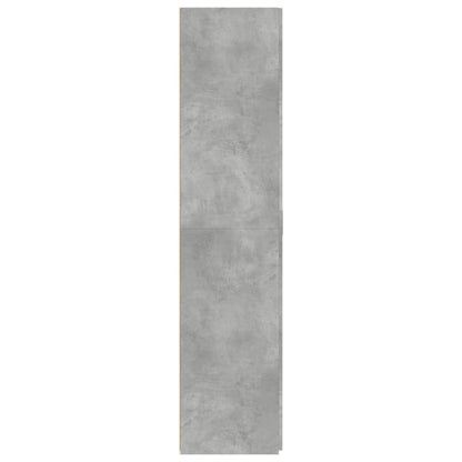 Skap Betonggrå 70x42,5x185 cm