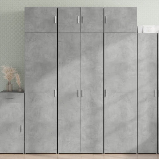 Skap Betonggrå 70x42,5x185 cm