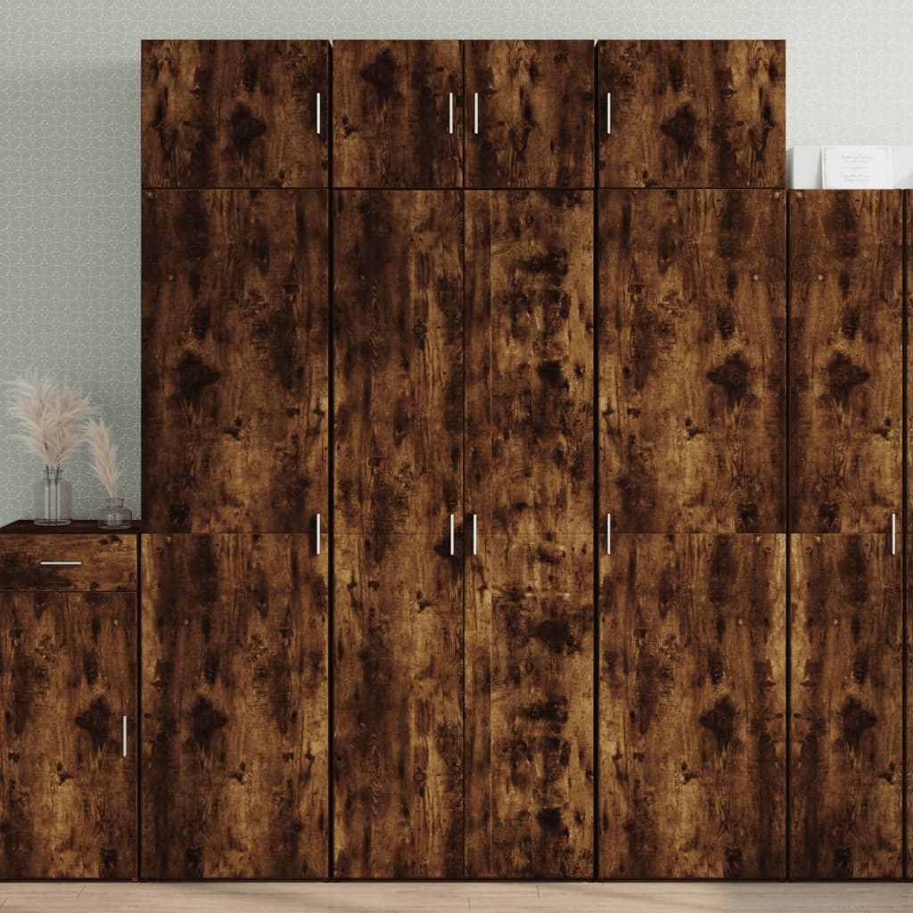 Skap Røkt Eik 70x42,5x185 cm