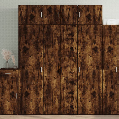 Skap Røkt Eik 70x42,5x185 cm