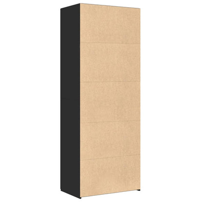 Skap Svart 70x42,5x185 cm