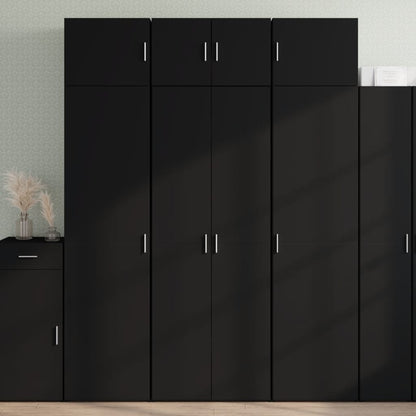 Skap Svart 70x42,5x185 cm