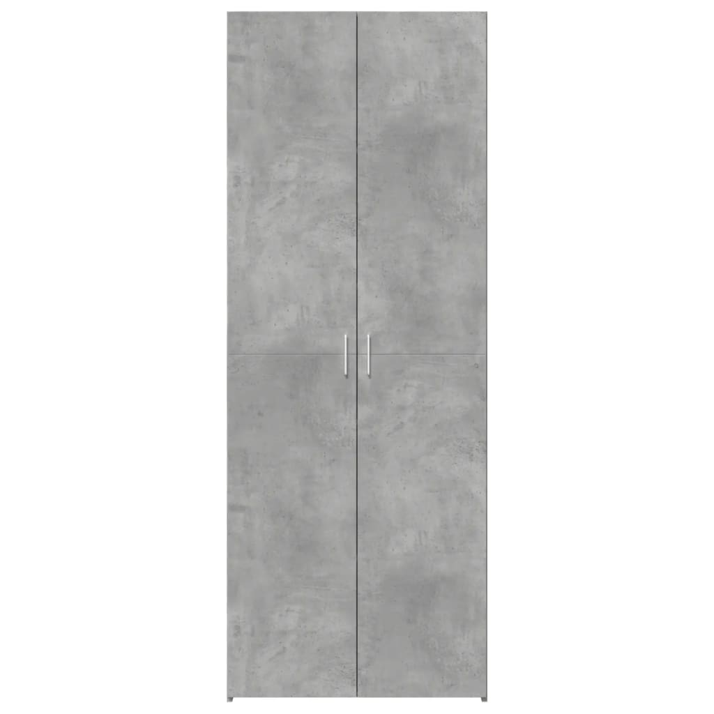 Skap Betonggrå 70x42,5x185 cm