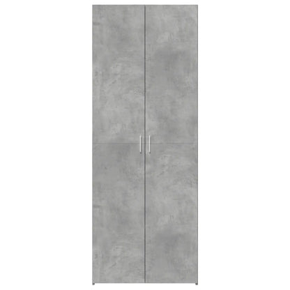 Skap Betonggrå 70x42,5x185 cm