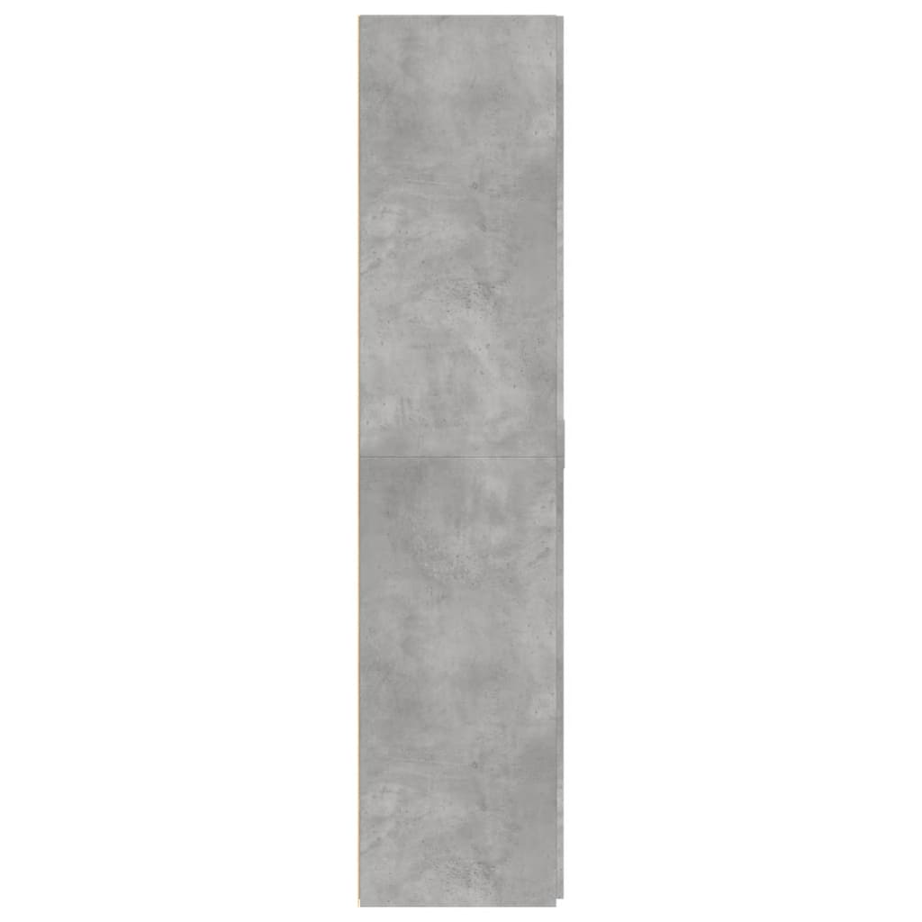Skap Betonggrå 70x42,5x185 cm
