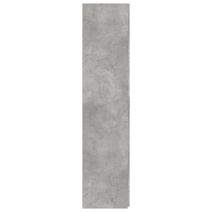 Skap Betonggrå 70x42,5x185 cm