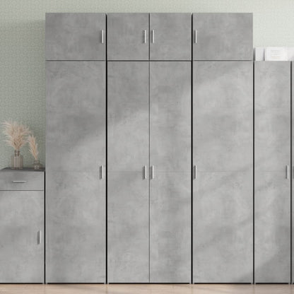 Skap Betonggrå 70x42,5x185 cm