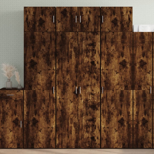 Skap Røkt Eik 70x42,5x185 cm