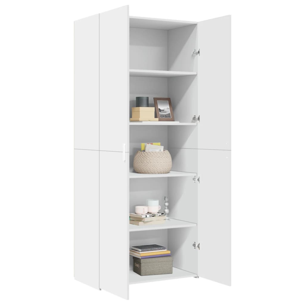 Skap Hvit 80x42,5x185 cm