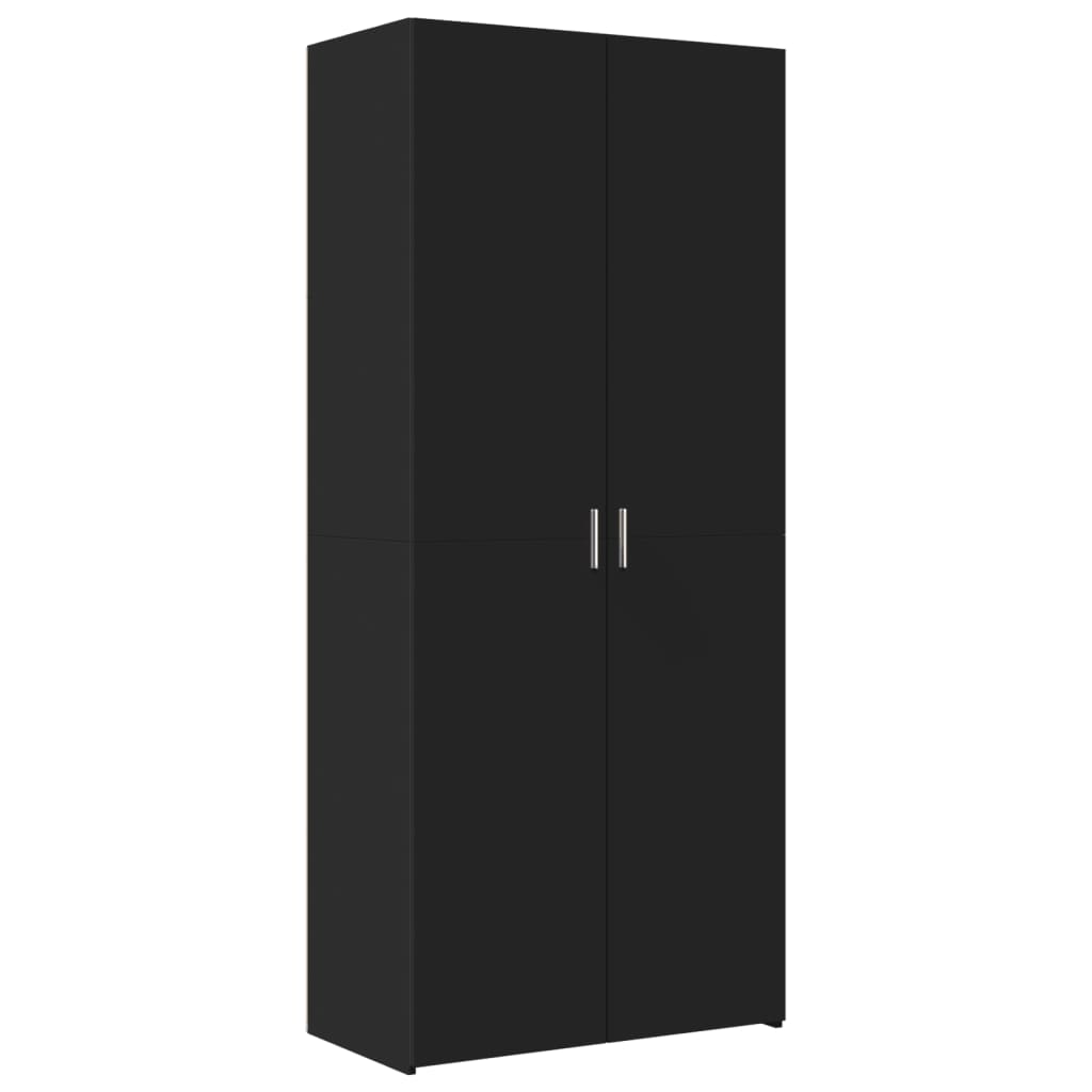 Skap Svart 80x42,5x185 cm