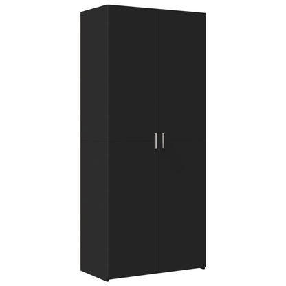Skap Svart 80x42,5x185 cm