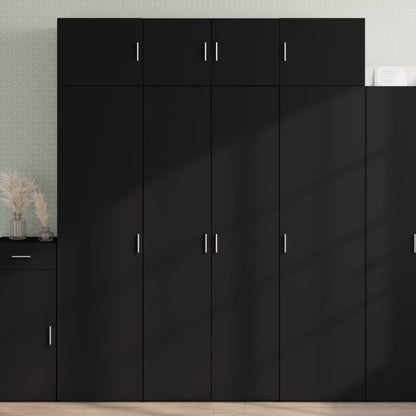 Skap Svart 80x42,5x185 cm